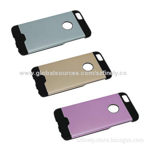 Metal case for iPhone 6, plating aluminum sheet with rubber coating, various colors availableNew